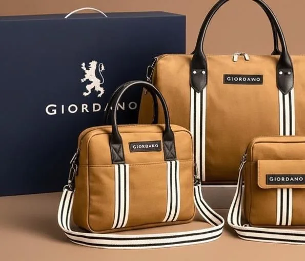 Branded travel and duffel bags